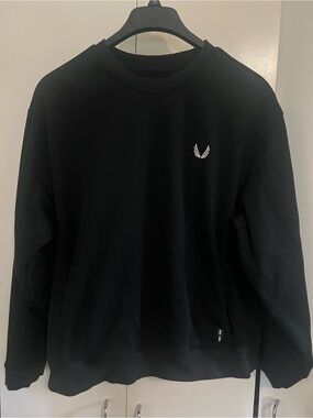 ASRV DSG-0984 Herringbone Crewneck Black Men’s Medium